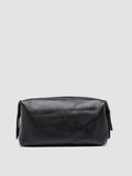 VANITY CASE 001 - Black Leather Pouch - thumb image 1,side view