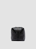 VANITY CASE 001 - Black Leather Pouch - thumb image 3,side view