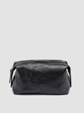 VANITY CASE 001 - Black Leather Pouch - thumb image 4,side view