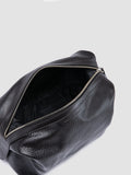 VANITY CASE 001 - Black Leather Pouch - thumb image 6,side view