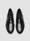BLAIR DD 001 - Schwarze Penny-Loafer aus Leder - thumb image 2,side view