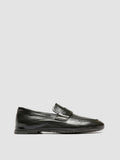 BLAIR DD 001 - Green Leather Penny Loafers - thumb image 1,side view