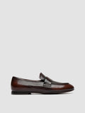 BLAIR DD 002_W - Brown Leather Penny Loafers - thumb image 1,side view