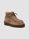 BLOSSOM 023 - Brown Suede Chukka Boots - thumb image 3,side view