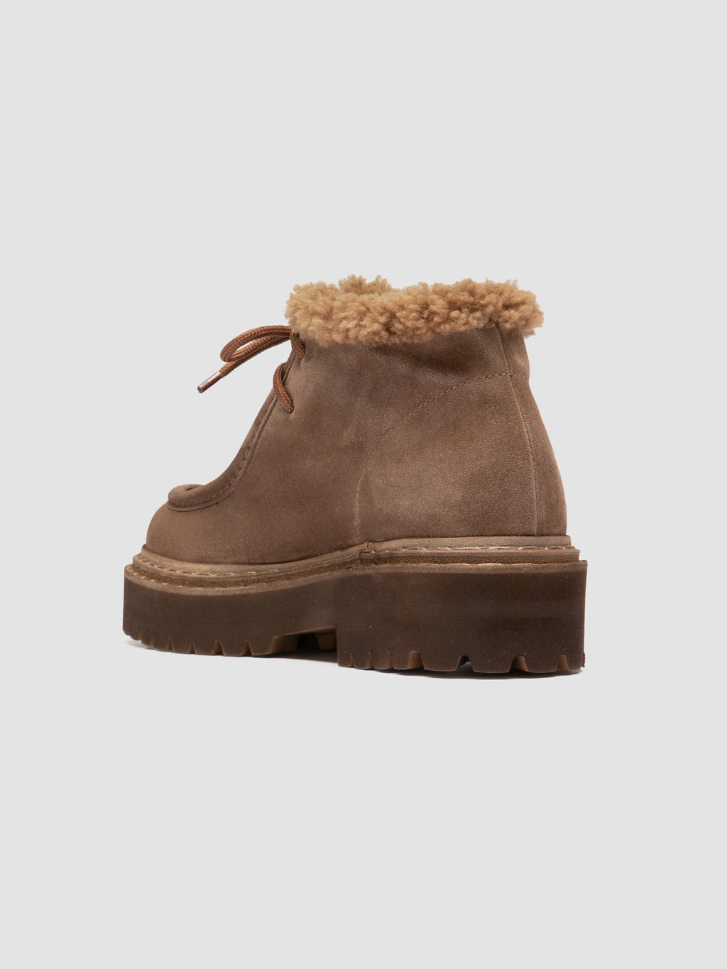 BLOSSOM 023 - Brown Suede Chukka Boots - image 4,side view