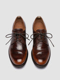CALIXTE 068 - Braune Derby-Schuhe aus Leder - thumb image 2,side view