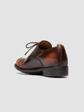 CALIXTE 068 - Braune Derby-Schuhe aus Leder - thumb image 4,side view