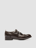 CALIXTE 079 - Brown Leather Oxford Shoes - thumb image 1,side view