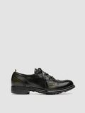 CALIXTE 087 - Green Leather Oxford Shoes - thumb image 1,side view