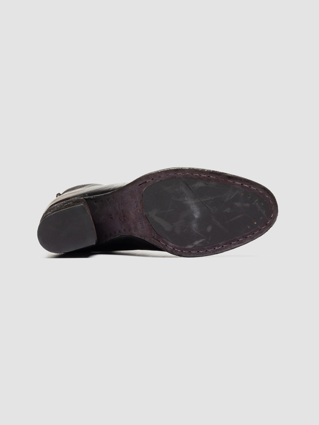 DELICE 001 - Black Leather Zipped Boots - image 5,side view