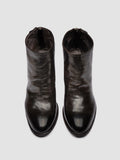 DELICE 001 - Braune Stiefel aus Leder mit Reißverschluss - thumb image 2,side view