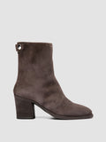 DELICE 002 - Braune Stiefel aus Wildleder mit Reißverschluss - thumb image 1,side view