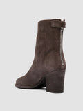 DELICE 002 - Braune Stiefel aus Wildleder mit Reißverschluss - thumb image 4,side view