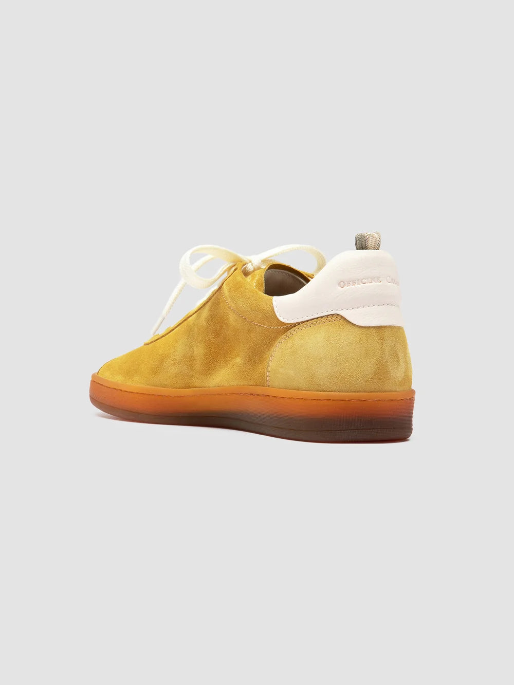 GINNASIO 101 - Yellow Leather and Suede Sneakers - image 4,side view