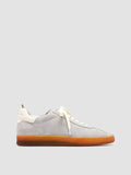 GINNASIO 101 - Grey Leather and Suede Sneakers - thumb image 1,side view