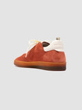 GINNASIO 101 - rote Low-Top-Sneakers aus Leder und Wildleder - thumb image 4,side view