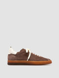 GINNASIO 101 - Brown Leather and Suede Sneakers - thumb image 1,side view