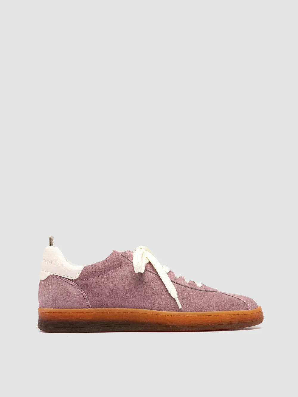 GINNASIO 101 - Rose Leather and Suede Sneakers - image 1,side view