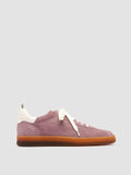 GINNASIO 101 - Rose Leather and Suede Sneakers - thumb image 1,side view