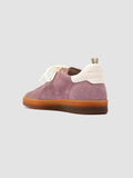 GINNASIO 101 - Rose Leather and Suede Sneakers - thumb image 4,side view