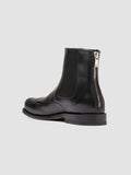 EMERALD 015 - Schwarze Lederstiefel mit Reißverschluss - thumb image 4,side view