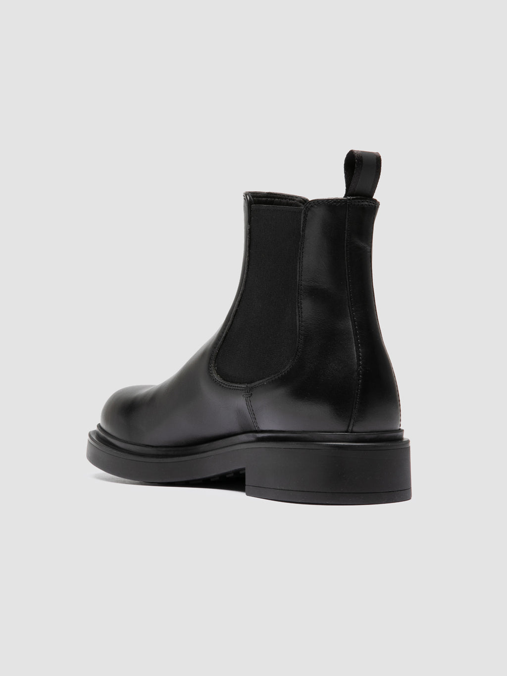 ENGINEER 107 - Schwarze Chelsea-Stiefel aus Leder - image 4,side view