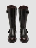 EPHYMERAL 004 - Brown Leather Zipped Boots - thumb image 2,side view
