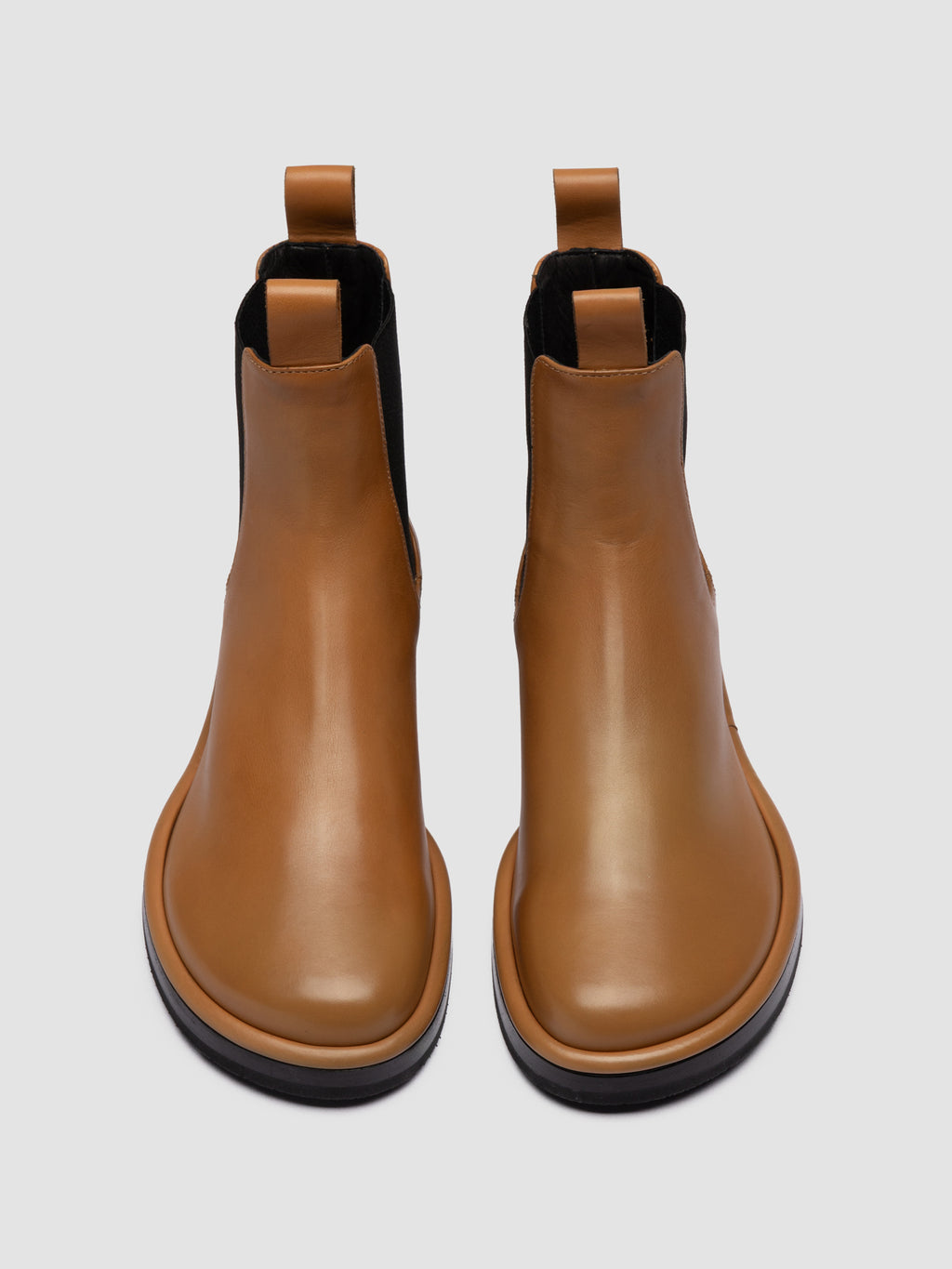 ERA 001 - Braune Chelsea-Stiefel aus Leder - image 2,side view