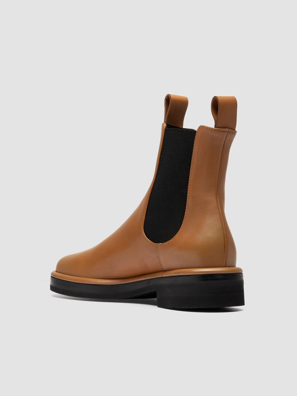 ERA 001 - Braune Chelsea-Stiefel aus Leder - image 4,side view