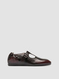 FONTRIERS 103 - Braune T-Bar-Schuhe aus Leder - thumb image 1,side view
