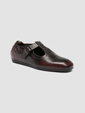 FONTRIERS 103 - Braune T-Bar-Schuhe aus Leder - thumb image 3,side view