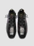 FONTRIERS 104 - Schwarze Derbyschuhe aus Leder - thumb image 2,side view