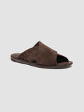 ITACA 054 - Braune Pantoletten aus Wildleder - thumb image 3,side view