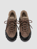 ITINERE 103 - Braungraue Sneaker aus Leder - thumb image 2,side view