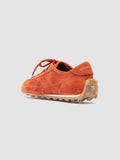 JARRED 101 - Red Suede Low-Top Sneakers - thumb image 4,side view