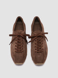 JARRED 101 - Brown Suede Low-Top Sneakers - thumb image 2,side view