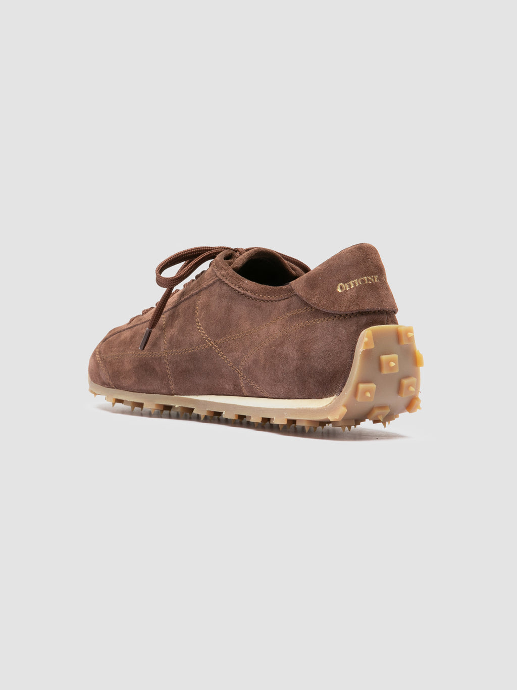 JARRED 101 - Brown Suede Low-Top Sneakers - image 4,side view