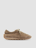 JARRED 101 - Taupe Suede Low-Top Sneakers - thumb image 1,side view