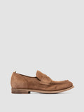 KALLIOPI 002 - Brown Suede Penny Loafers - thumb image 1,side view