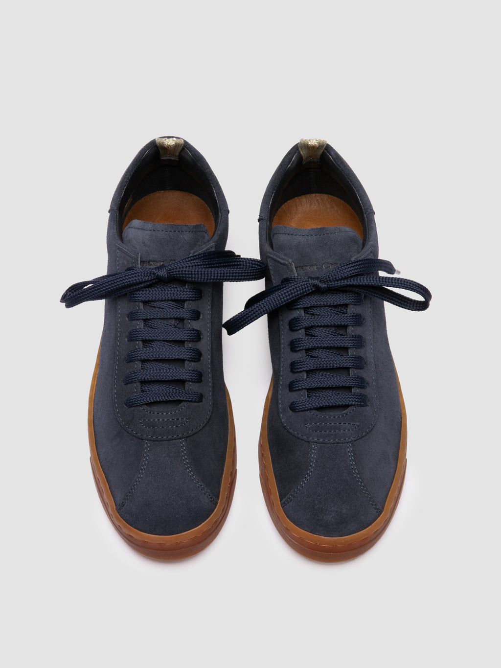 KARMA 101 - Blaue Low-Top-Sneaker aus Wildleder - image 2,side view