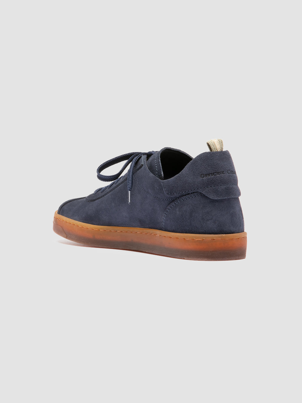 KARMA 101 - Blaue Low-Top-Sneaker aus Wildleder - image 4,side view