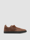 KARMA 101 - Braune Low-Top-Sneaker aus Wildleder - thumb image 1,side view