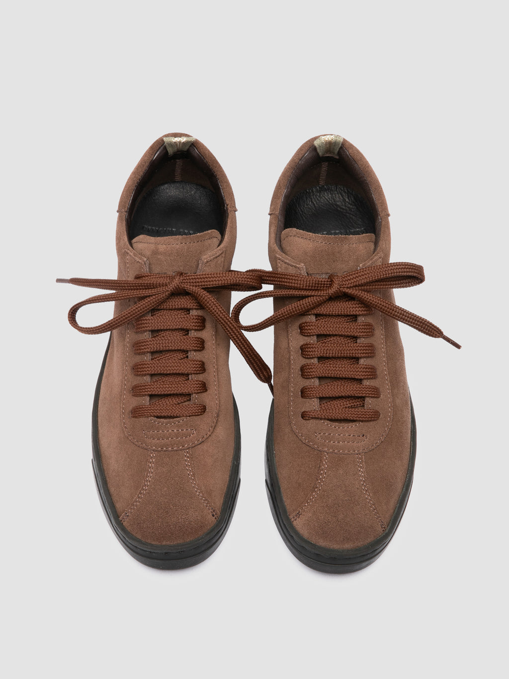 KARMA 101 - Braune Low-Top-Sneaker aus Wildleder - image 2,side view