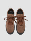 KARMA 101 - Braune Low-Top-Sneaker aus Wildleder - thumb image 2,side view