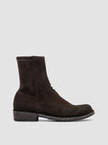 LEGRAND 171 - Braune Wildlederstiefel mit Reißverschluss - thumb image 1,side view