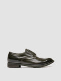 LEXIKON 012 - Green Leather Derby Shoes - thumb image 1,side view