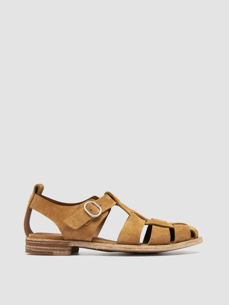 LEXIKON 536 - Camel Suede Sandals