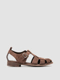 LEXIKON 536 - Braune Sandalen aus Wildleder - thumb image 1,side view