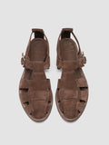LEXIKON 536 - Braune Sandalen aus Wildleder - thumb image 2,side view