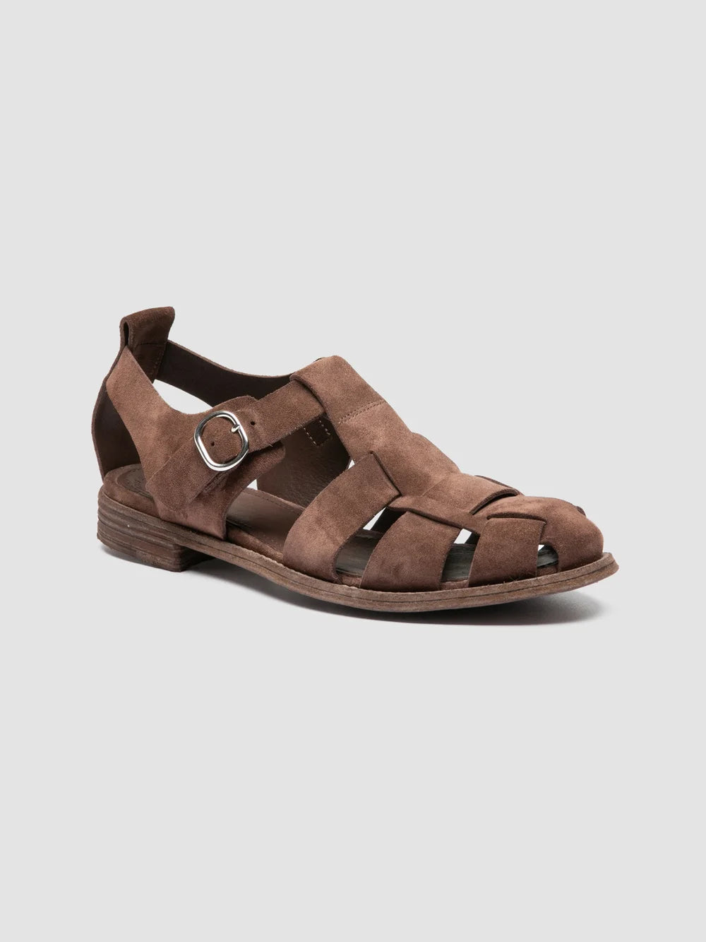 LEXIKON 536 - Braune Sandalen aus Wildleder - image 3,side view